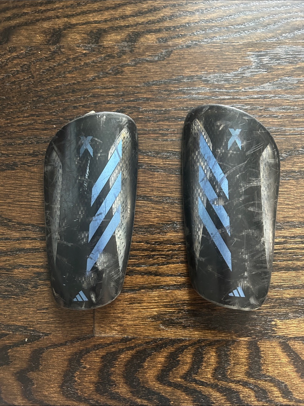 Black and Blue kids Shin Guards - Protective Soccer Gear